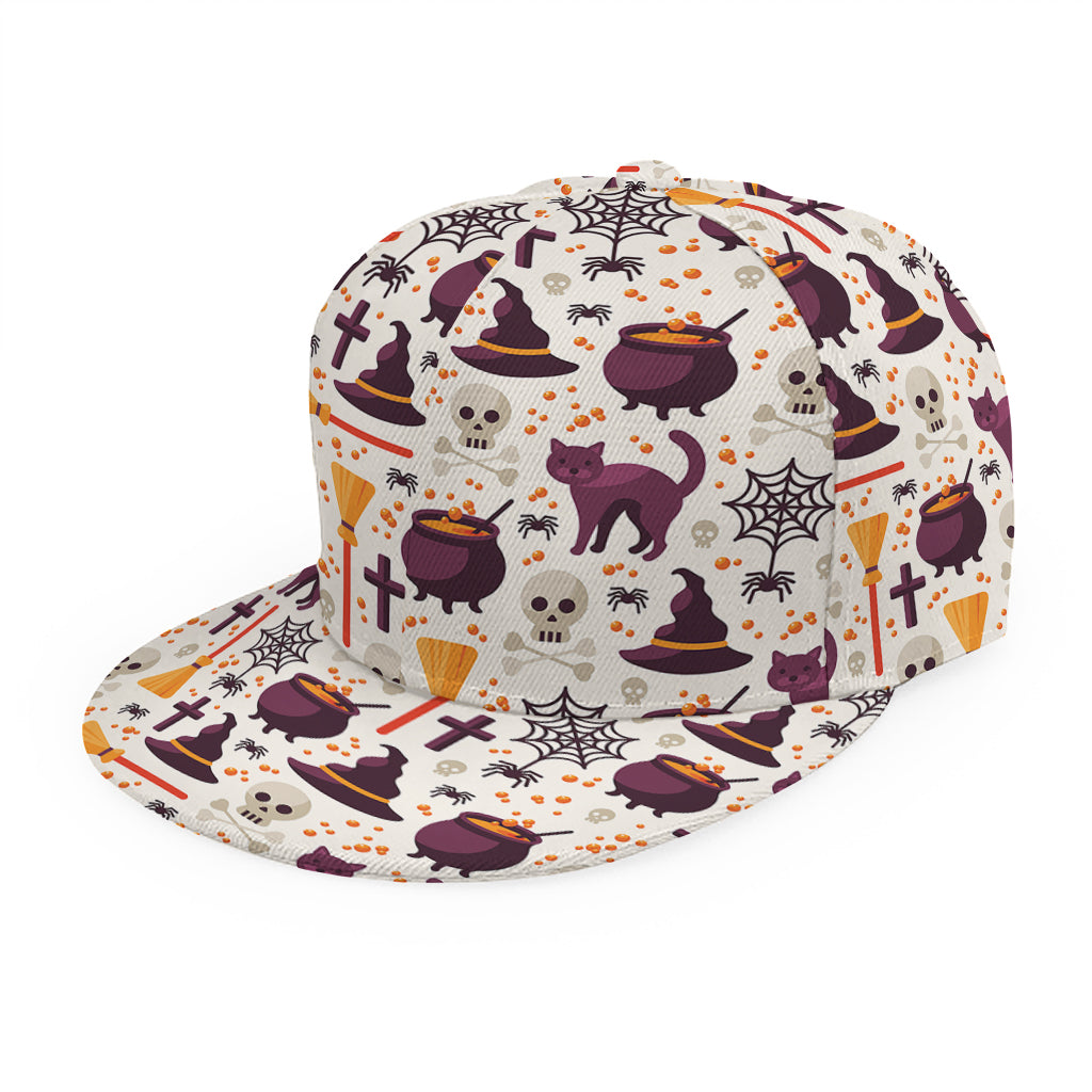Halloween Festival Pattern Print Snapback Cap