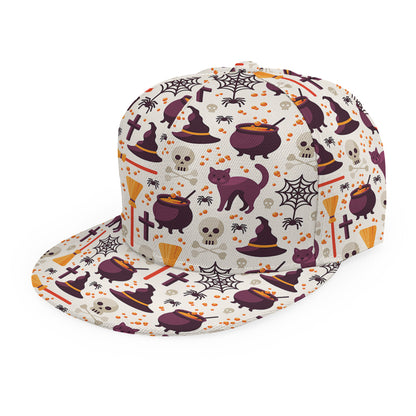 Halloween Festival Pattern Print Snapback Cap