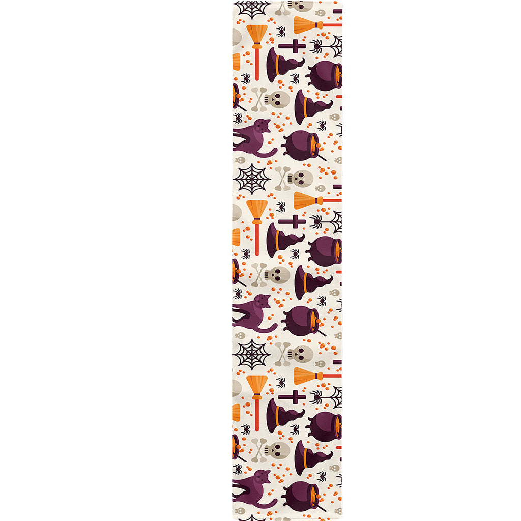 Halloween Festival Pattern Print Table Runner