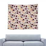 Halloween Festival Pattern Print Tapestry