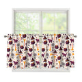 Halloween Festival Pattern Print Tier Curtains