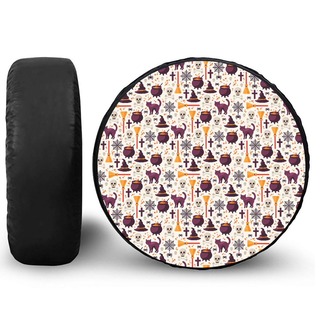 Halloween Festival Pattern Print Tire Cover