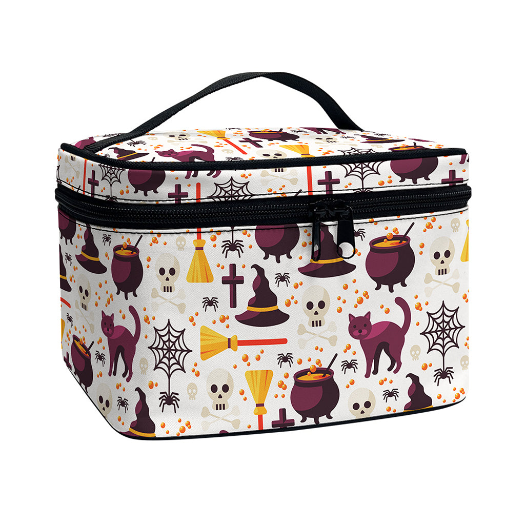 Halloween Festival Pattern Print Travel Makeup Bag