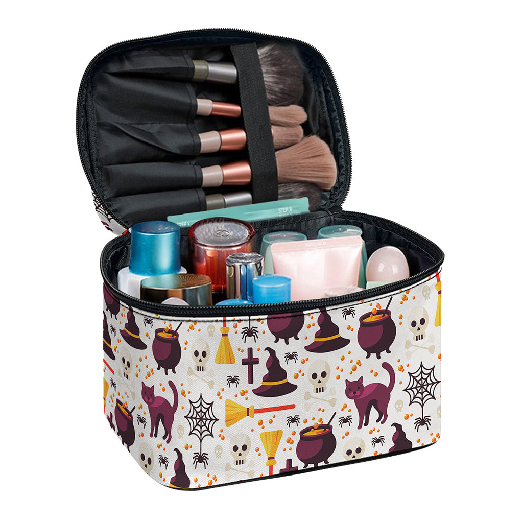 Halloween Festival Pattern Print Travel Makeup Bag