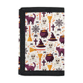 Halloween Festival Pattern Print Trifold Wallet