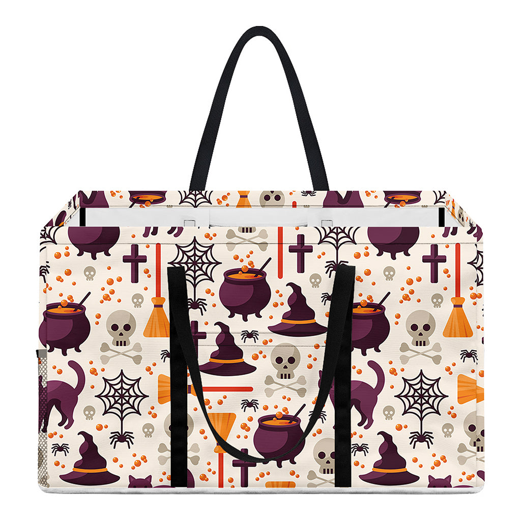 Halloween Festival Pattern Print Utility Tote Bag