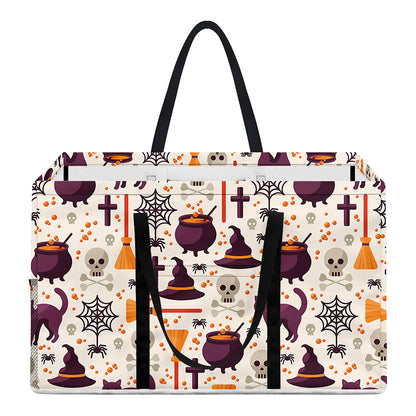 Halloween Festival Pattern Print Utility Tote Bag
