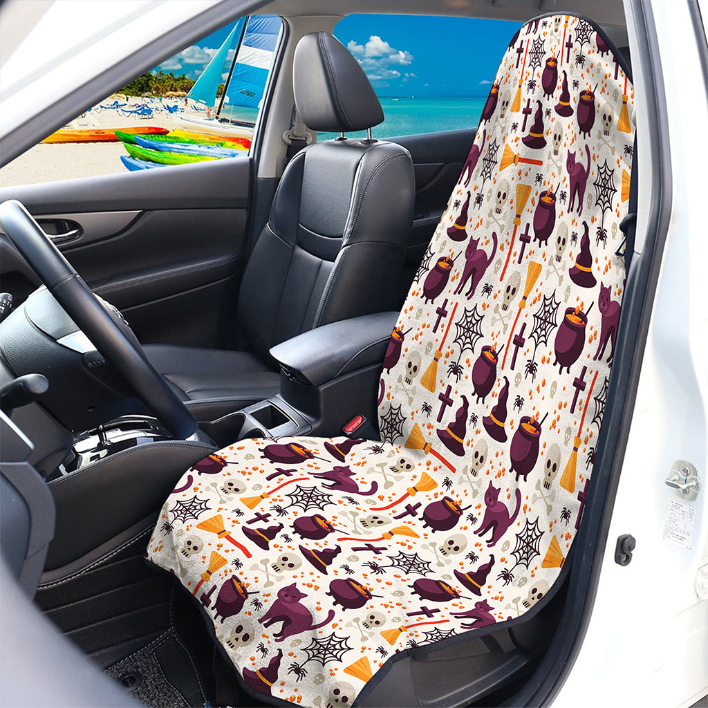 Halloween Festival Pattern Print Waterproof Car Seat Cover