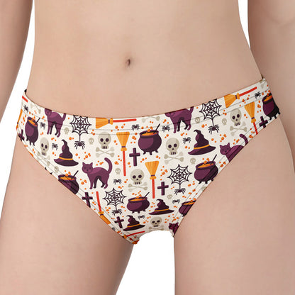 Halloween Festival Pattern Print Women's Panties