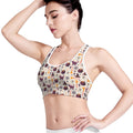 Halloween Festival Pattern Print Women's Sports Bra