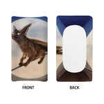 Halloween Flying Witch Cat Print Changing Pad Cover