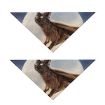 Halloween Flying Witch Cat Print Dog Bandana