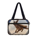 Halloween Flying Witch Cat Print Double Strap Bible Bag