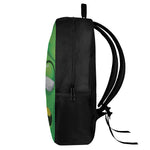Halloween Frankenstein Face Print 17 Inch Backpack