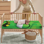 Halloween Frankenstein Face Print Baby Crib Sheet