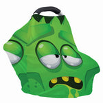 Halloween Frankenstein Face Print Baby Seat Cover