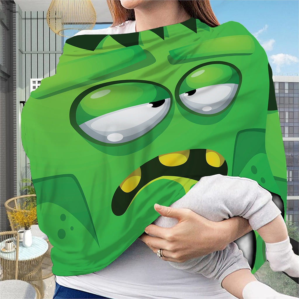 Halloween Frankenstein Face Print Baby Seat Cover
