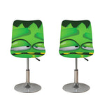 Halloween Frankenstein Face Print Bar Stool Covers
