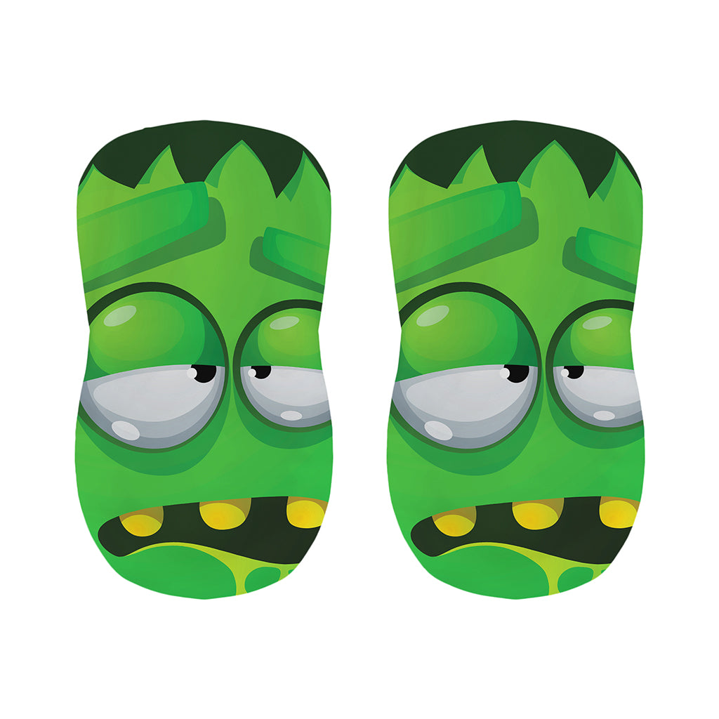 Halloween Frankenstein Face Print Bar Stool Covers