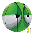 Halloween Frankenstein Face Print Basketball