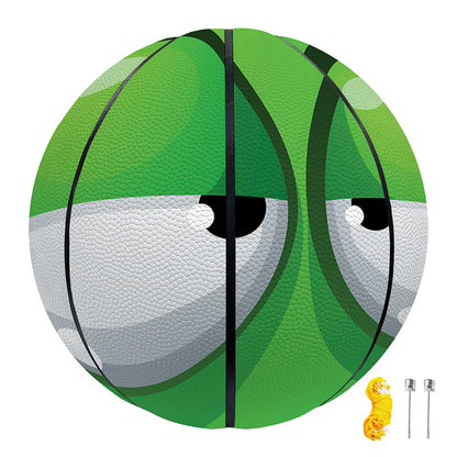 Halloween Frankenstein Face Print Basketball