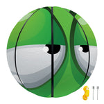 Halloween Frankenstein Face Print Basketball