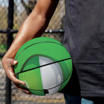 Halloween Frankenstein Face Print Basketball