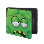 Halloween Frankenstein Face Print Bifold Wallet