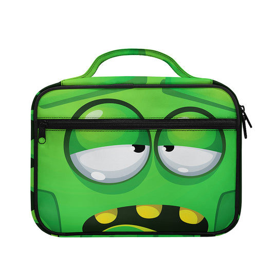 Halloween Frankenstein Face Print Briefcase Bible Bag