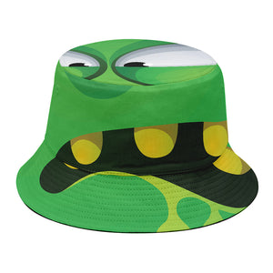 Halloween Frankenstein Face Print Bucket Hat