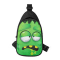 Halloween Frankenstein Face Print Sling Bag