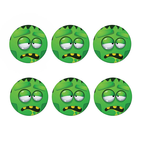Halloween Frankenstein Face Print Coaster Set