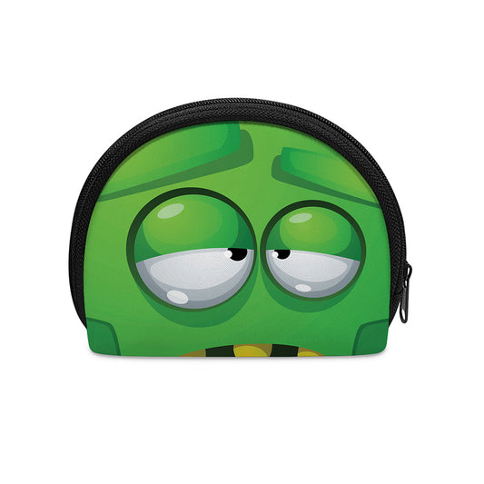 Halloween Frankenstein Face Print Coin Purse