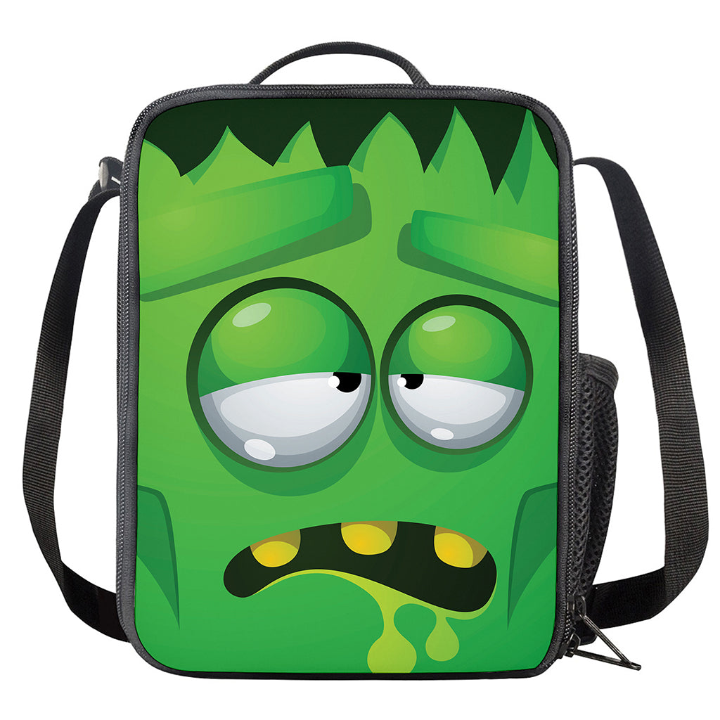 Halloween Frankenstein Face Print Crossbody Lunch Bag