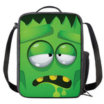 Halloween Frankenstein Face Print Crossbody Lunch Bag