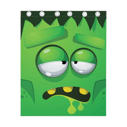 Halloween Frankenstein Face Print Curtain