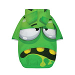 Halloween Frankenstein Face Print Dog Zip Up Hoodie