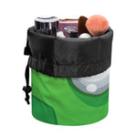 Halloween Frankenstein Face Print Drawstring Makeup Bag