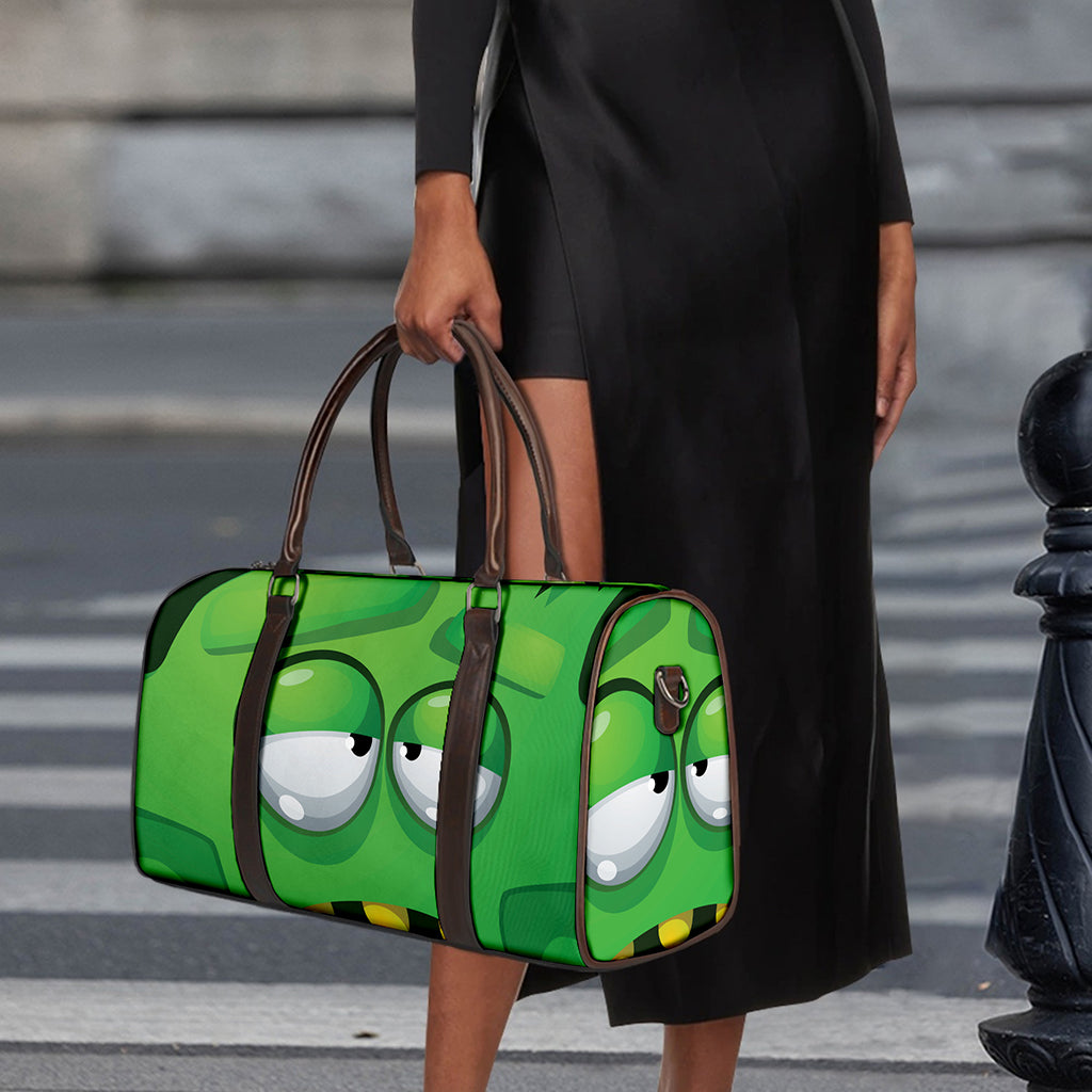 Halloween Frankenstein Face Print Duffle Bag