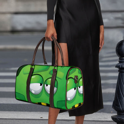 Halloween Frankenstein Face Print Duffle Bag