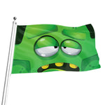 Halloween Frankenstein Face Print Flag