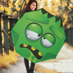Halloween Frankenstein Face Print Foldable Umbrella
