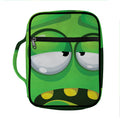Halloween Frankenstein Face Print Front Pocket Bible Bag