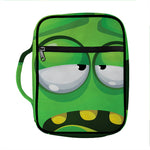 Halloween Frankenstein Face Print Front Pocket Bible Bag