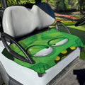 Halloween Frankenstein Face Print Golf Cart Seat Cover