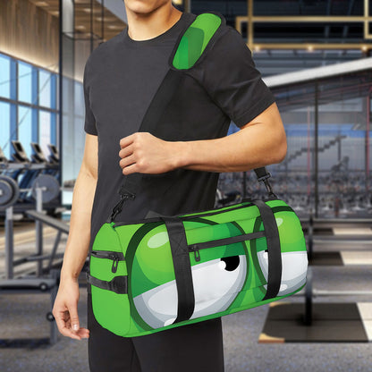 Halloween Frankenstein Face Print Gym Bag