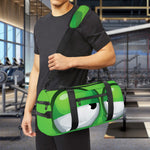 Halloween Frankenstein Face Print Gym Bag