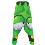 Halloween Frankenstein Face Print Hammer Pants