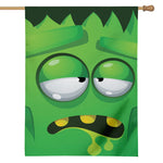 Halloween Frankenstein Face Print House Flag