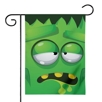 Halloween Frankenstein Face Print House Flag